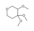 3,4,4-trimethoxyoxane Structure