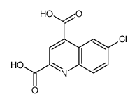 6-chloroquinoline-2,4-dicarboxylic acid Structure