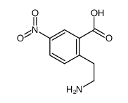 2-(2-aminoethyl)-5-nitrobenzoic acid结构式