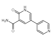 2-oxo-5-pyridin-4-yl-1H-pyridine-3-carboxamide结构式