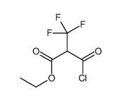 ethyl 2-carbonochloridoyl-3,3,3-trifluoropropanoate Structure
