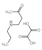 oxalic acid; 4-propylaminobutan-2-one Structure