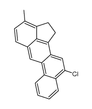 11-chloro-3-methyl-cholanthrene结构式