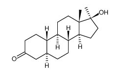 17β-Hydroxy-17-methyl-5α-estran-3-one结构式