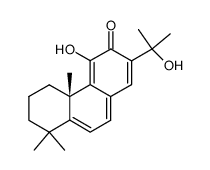 (S)-5,6,7,8-Tetrahydro-4-hydroxy-2-(1-hydroxy-1-methylethyl)-4b,8,8-trimethylphenanthren-3(4bH)-one结构式