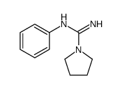 N'-phenylpyrrolidine-1-carboximidamide结构式