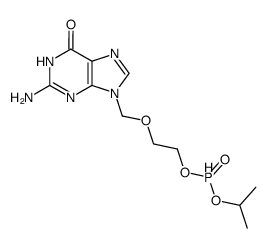 acyclovir P-(O-isopropyl) hydrogenphosphonate Structure