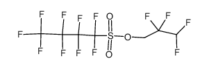 2,2,3,3-tetrafluoropropyl-1,1,2,2,3,3,4,4,4-nonafluorobutane-1-sulphonate Structure