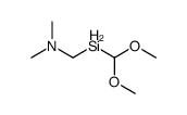 1-(dimethoxymethylsilyl)-N,N-dimethylmethanamine结构式