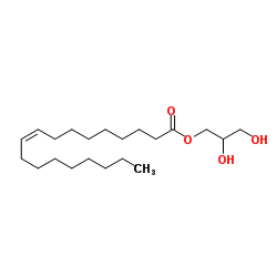 Glycerides, C14-18 and C16-18-unsatd. mono- and di-结构式