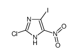 2-chloro-5-iodo-4-nitro-1H-imidazole Structure