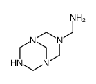 1,3,5,7-Tetraazabicyclo[3.3.1]nonane-3-methanamine(9CI)结构式