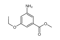 Benzoic acid, 3-amino-5-ethoxy-, methyl ester (9CI) Structure