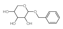 b-D-Ribopyranoside, phenylmethyl Structure
