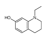 1-乙基-1,2,3,4-四氢喹啉-7-醇结构式