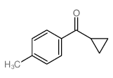 Methanone,cyclopropyl(4-methylphenyl)- Structure