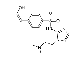 Acetamide, N-(4-(((1-(2-(dimethylamino)ethyl)-1H-imidazol-2-yl)amino)s ulfonyl)phenyl)- Structure