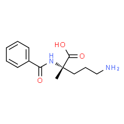 Ornithine,N2-benzoyl-2-methyl- structure