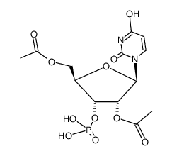 O2',O5'-diacetyl-[3']uridylic acid Structure