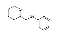 2-(phenylselanylmethyl)oxane结构式