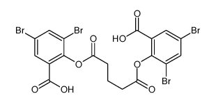 bis(3,5-dibromosalicyl)glutarate结构式