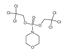 bis(2,2,2-trichloroethyl) morpholinophosphonate Structure