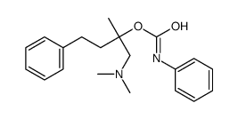 [1-(dimethylamino)-2-methyl-4-phenylbutan-2-yl] N-phenylcarbamate Structure