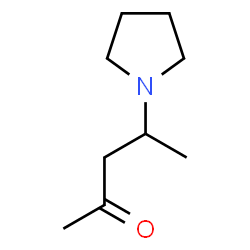 2-Pentanone,4-(1-pyrrolidinyl)-(9CI)结构式