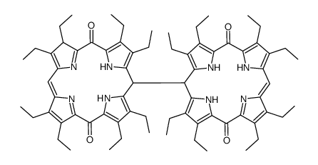 3-hydro-21-dehydro-101,102-bis(5,15-dioxo-101,102-dihydrooctaethylporphodimethene) Structure