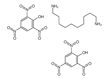 decane-1,10-diamine,2,4,6-trinitrophenol结构式