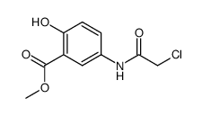 5-(2-chloro-acetylamino)-2-hydroxy-benzoic acid methyl ester Structure