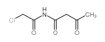 N-(2-氯乙酰基)-3-氧代丁酰胺结构式