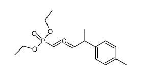 diethyl (4-(p-tolyl)penta-1,2-dien-1-yl)phosphonate结构式