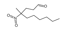 4-methyl-4-nitro-1-decanal结构式