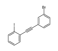 1-bromo-3-[2-(2-iodophenyl)ethynyl]benzene结构式