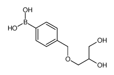 [4-(2,3-dihydroxypropoxymethyl)phenyl]boronic acid Structure