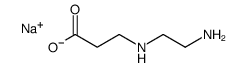 3-((2-氨基乙基)氨基)丙酸钠结构式