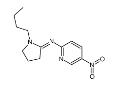 1-butyl-N-(5-nitropyridin-2-yl)pyrrolidin-2-imine Structure