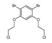 1,5-dibromo-2,4-bis(2-chloroethoxy)benzene Structure