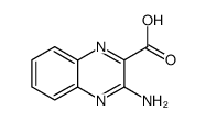 2-Quinoxalinecarboxylicacid,3-amino-(9CI) Structure