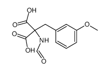 formylamino-(3-methoxy-benzyl)-malonic acid结构式