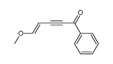 (E)-5-Methoxy-1-phenyl-pent-4-en-2-in-1-on Structure