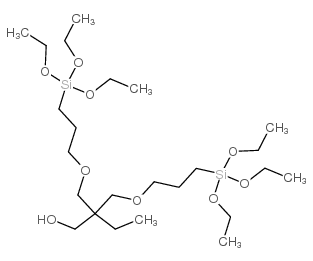 2,2-BIS(3-TRIETHOXYSILYLPROPOXYMETHYL)BUTANOL: 50 IN ETHANOL结构式