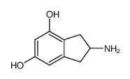 2-amino-4,6-dihydroxyindan structure