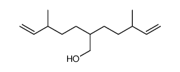 5-methyl-2-(3-methyl-4-pentenyl)hept-6-en-1-ol结构式