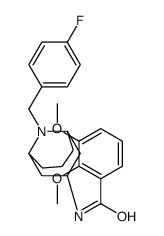 2,3-dimethoxy-N-(9-(4-fluorobenzyl)-9-azabicyclo(3.3.1)nonan-3-yl)benzamide Structure