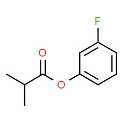 Propanoic acid, 2-Methyl-, 3-fluorophenyl ester结构式