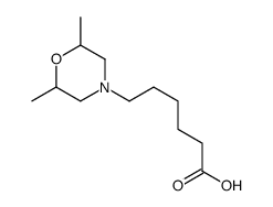 6-(2,6-dimethylmorpholin-4-yl)hexanoic acid结构式