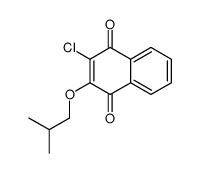 2-chloro-3-(2-methylpropoxy)naphthalene-1,4-dione结构式