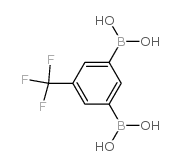 5-三氟甲基-1,3-亚苯基二硼酸结构式